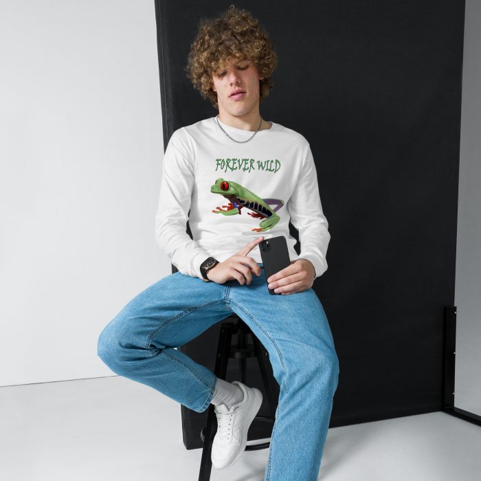 Forever Wild Red Eyed Tree Frog Long Sleeve Shirt