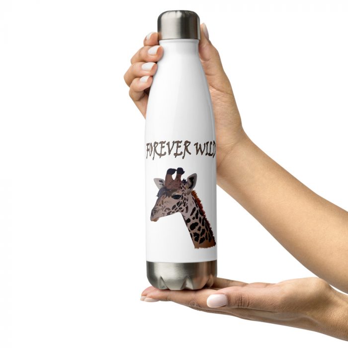 Forever Wild Giraffe Water Bottle