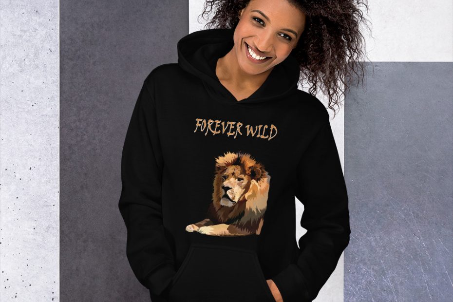 Forever Wild Lion Hoodie