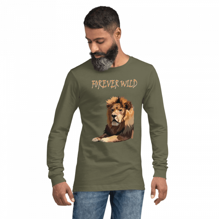 Forever Wild Lion Long Sleeve Shirt