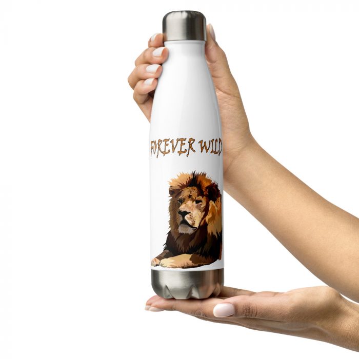 Forever Wild Lion Water Bottle