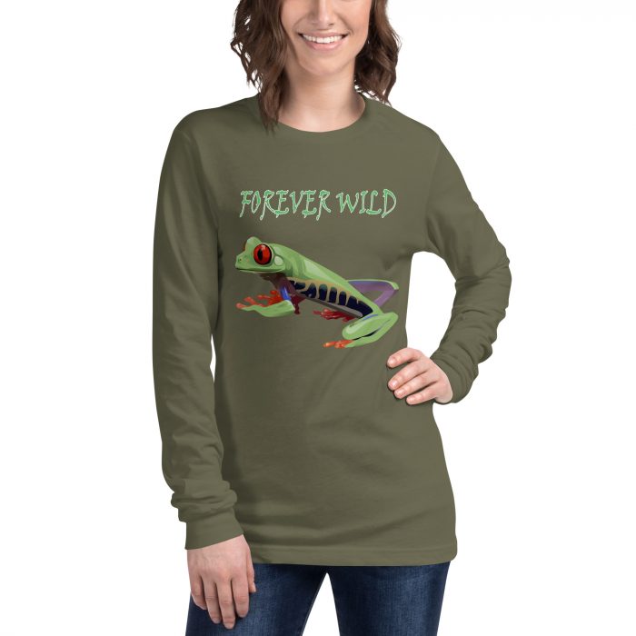 Red Eyed Tree Frog Long Sleeve Shirt