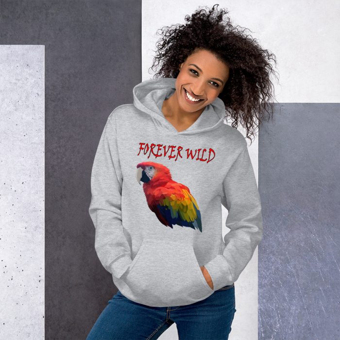 Forever Wild Scarlet Macaw Hoodie