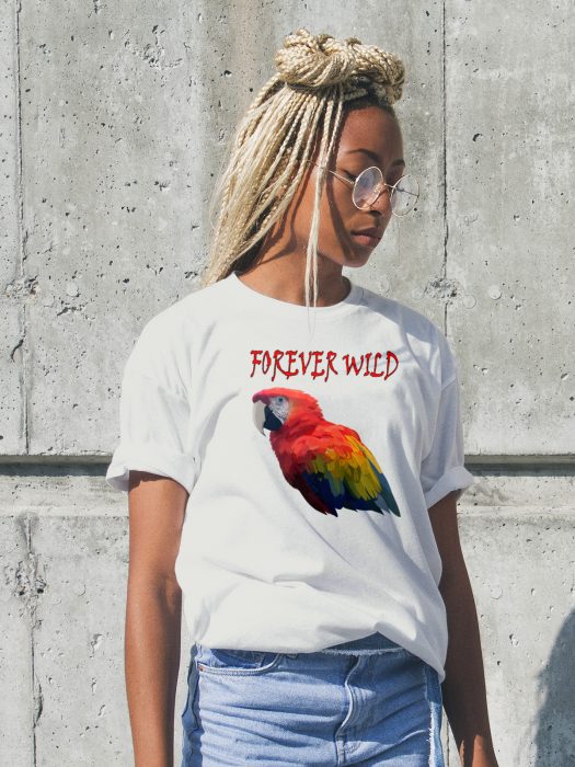 Forever Wild Scarlet Macaw T-shirt