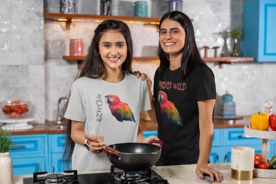 Forever Wild Scarlet Macaw T-shirt
