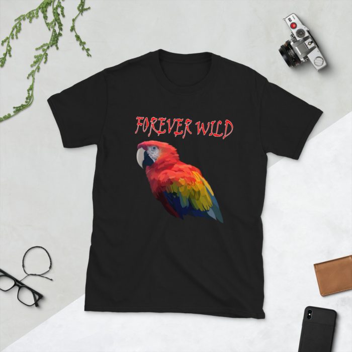 Forever Wild Scarlet Macaw T-shirt