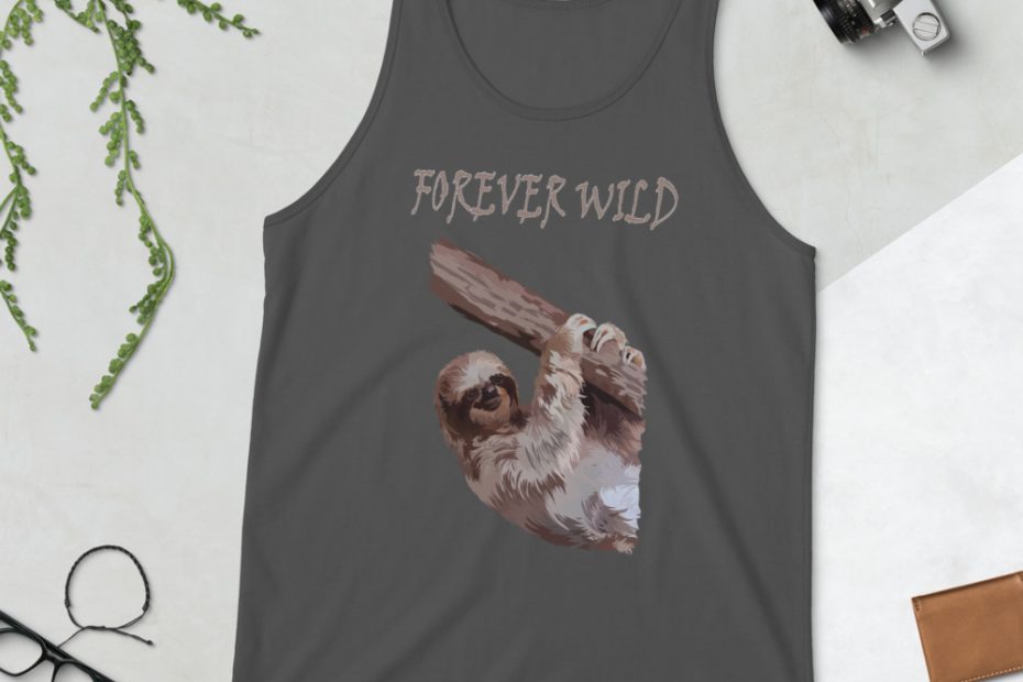 Forever Wild Sloth Tank Top