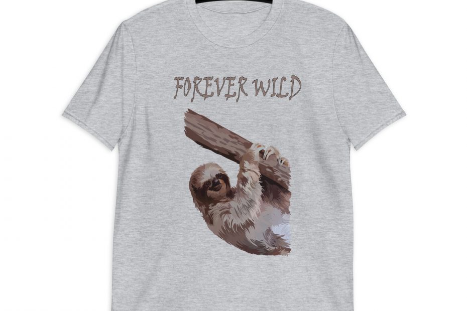 Forever Wild Three-Toed Sloth T-shirt