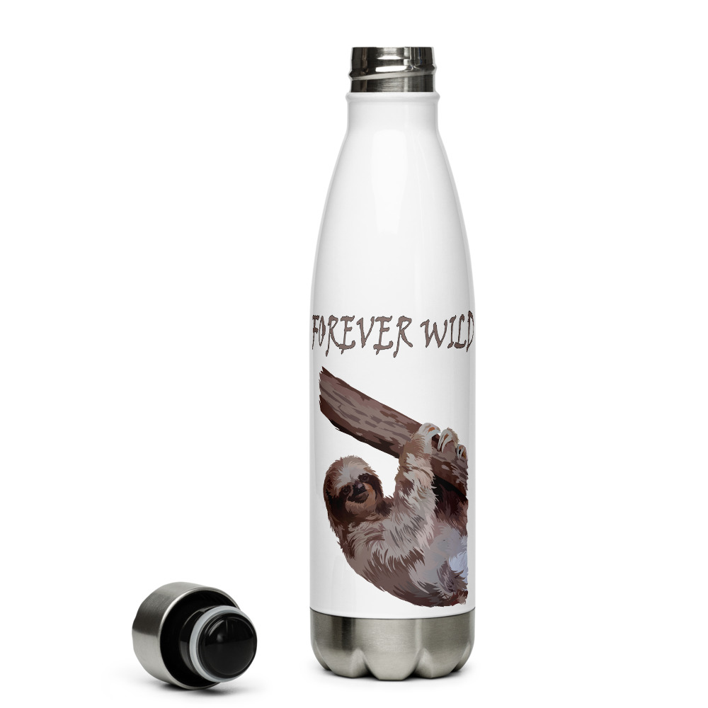 Product Care - Forever Wild Sloth Water Bottle