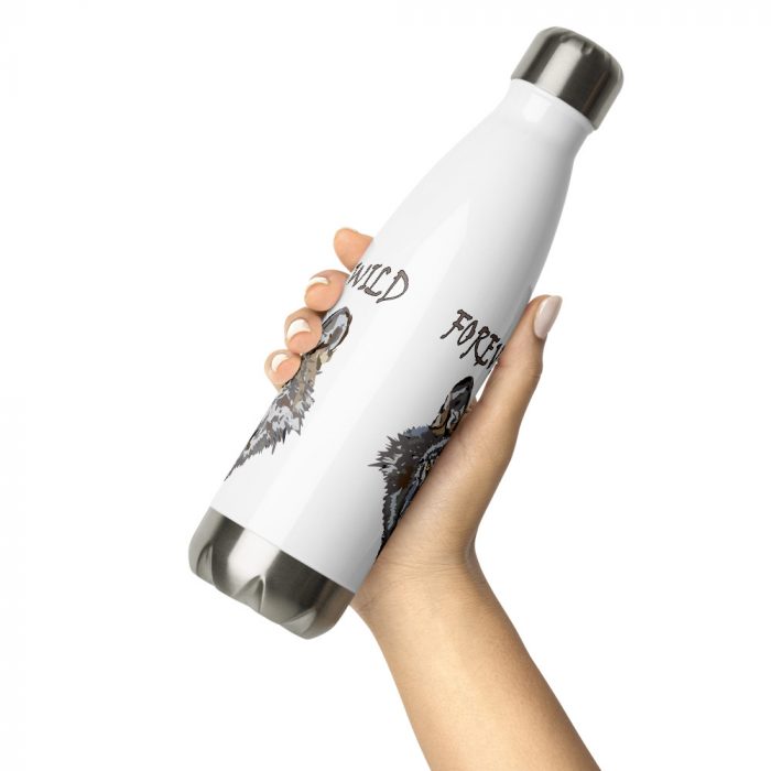 Forever Wild Wolf Water Bottle