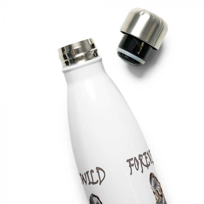 Forever Wild Wolf Water Bottle