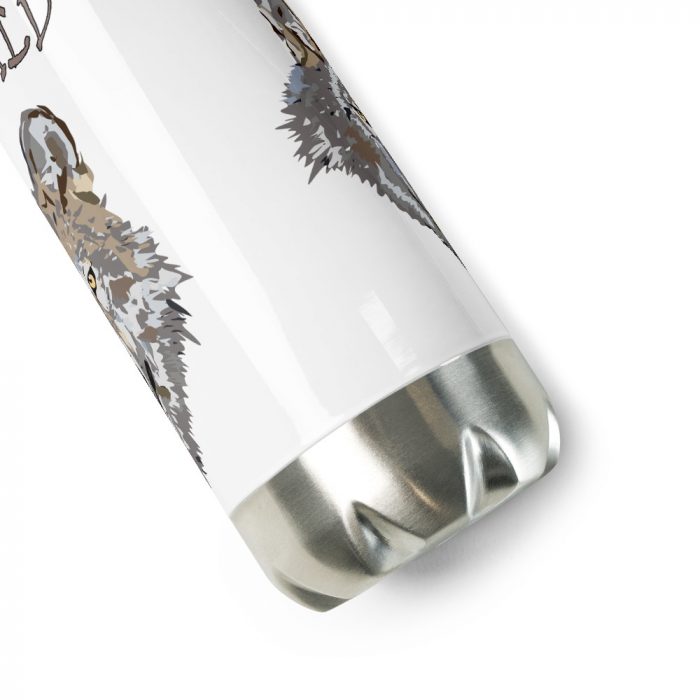 Forever Wild Wolf Water Bottle