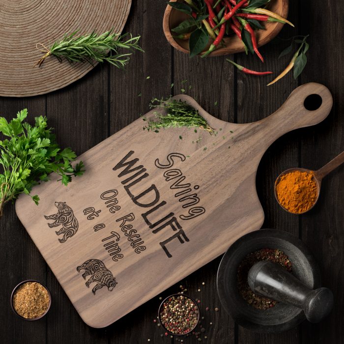 Saving Wildlife One Rescue at a Time Cutting Board