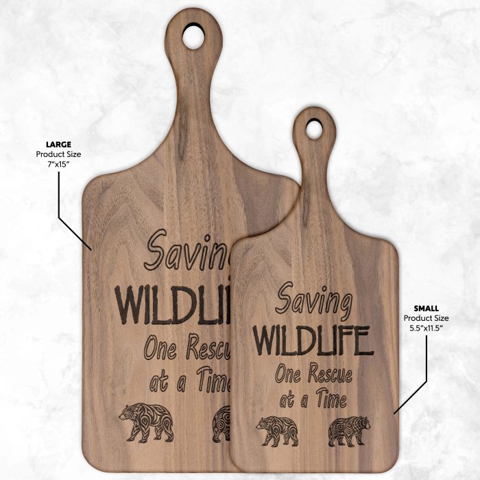 Saving Wildlife One Rescue at a Time Cutting Board