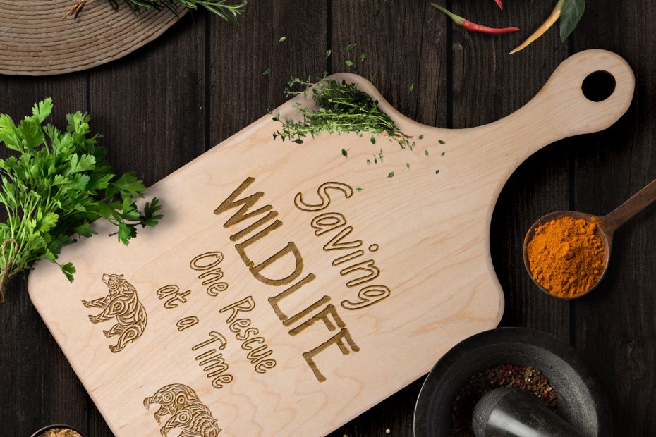Saving Wildlife One Rescue at a Time Cutting Board
