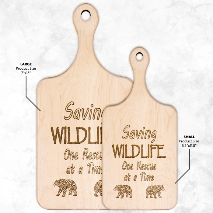 Saving Wildlife One Rescue at a Time Cutting Board