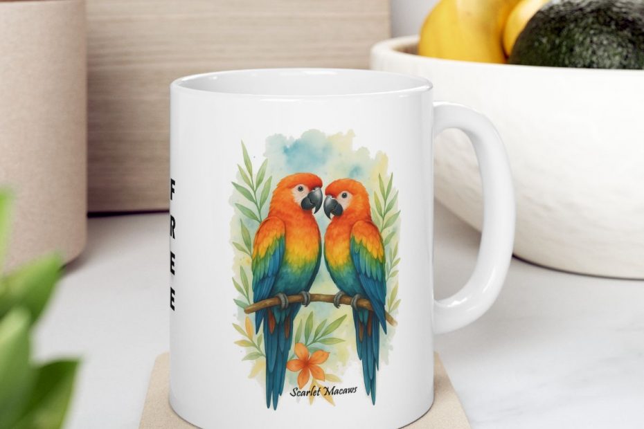 Scarlet Macaw Coffee Mug