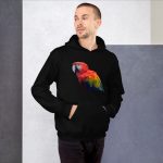 Soft Scarlet Macaw Hoodies