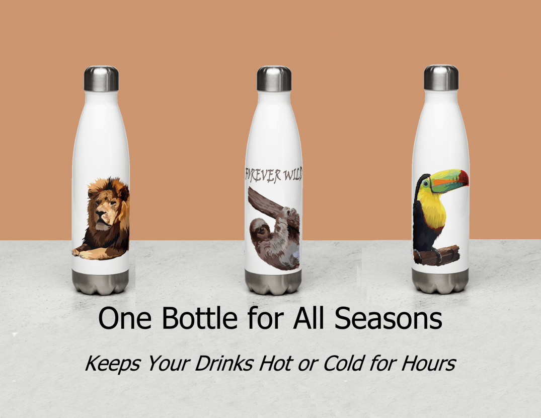 Wildlife Water Bottles - Insulated Water Bottles