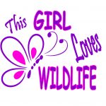 This Girl Loves Wildlife - Purple - Graphic Design