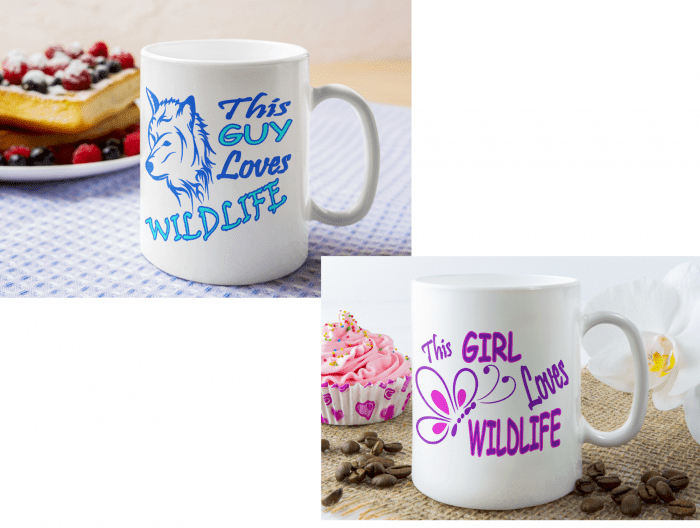 Wildlife Coffee Mugs - Guys and Girls Love WIldlife Coffee Mugs