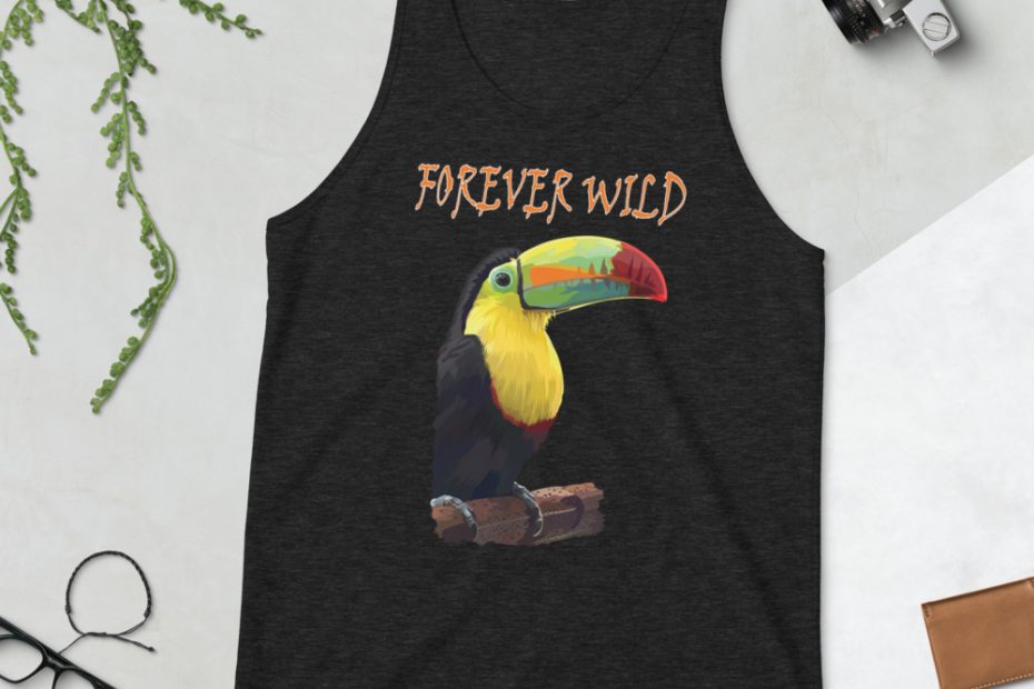 Forever Wild Rainbow Billed Toucan Tank Top