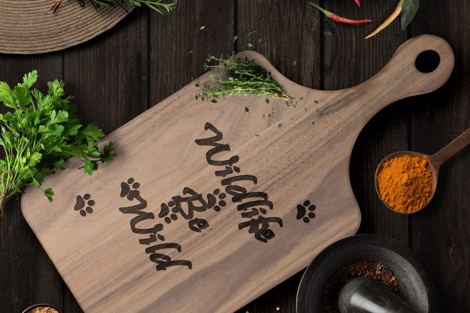 Wildlife Be Wild Cutting Board