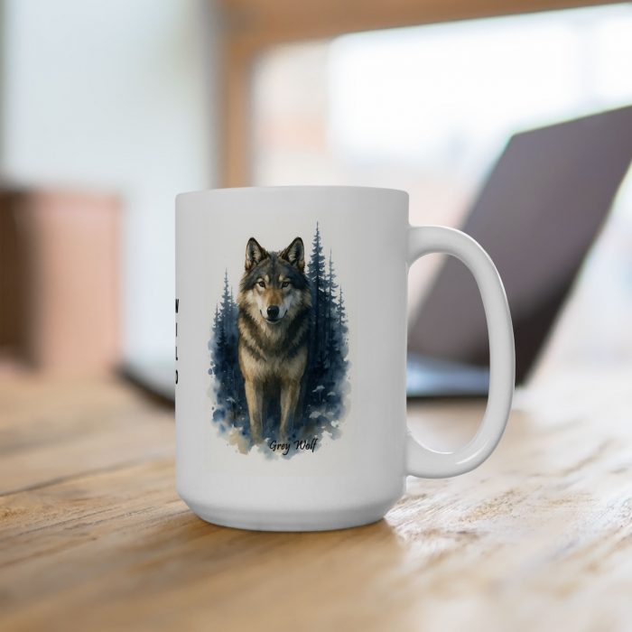 Wildlife Be Wild - Grey Wolf Coffee Mug