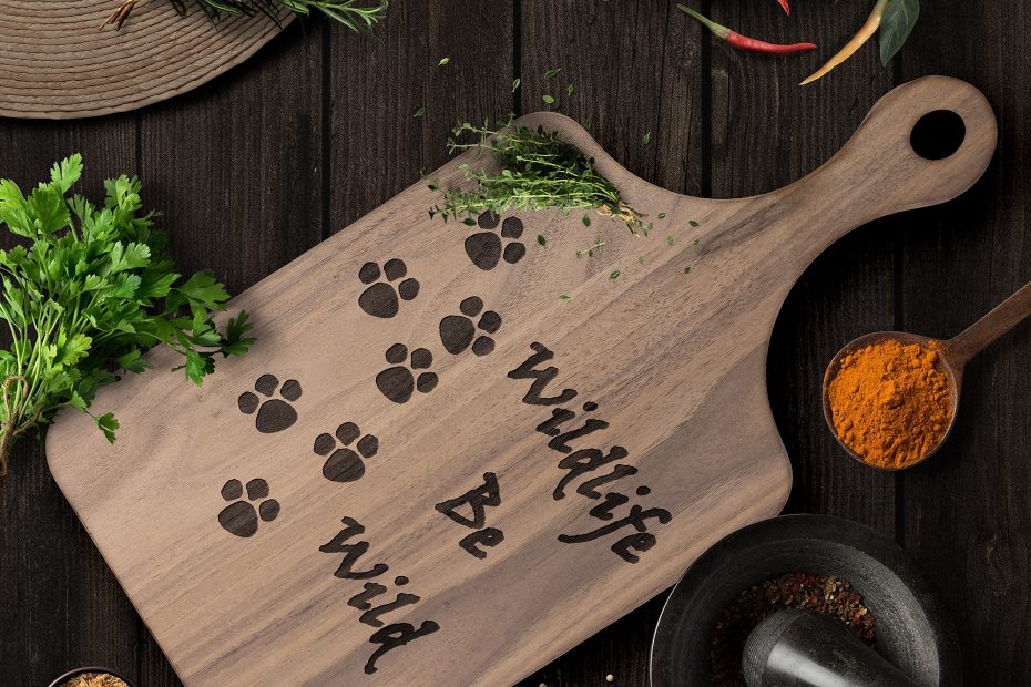 Wildlife Be Wild Cutting Board
